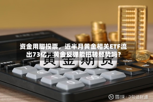 资金用脚投票，近半月黄金相关ETF流出73亿，黄金反弹能扭转颓势吗？-第2张图片