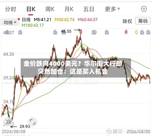 金价跌向4000美元？华尔街大行却突然加仓：这是买入机会-第2张图片