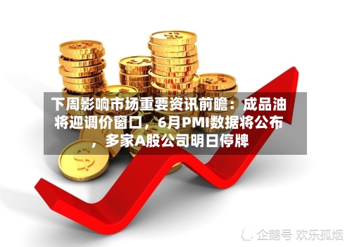 下周影响市场重要资讯前瞻：成品油将迎调价窗口，6月PMI数据将公布，多家A股公司明日停牌-第3张图片