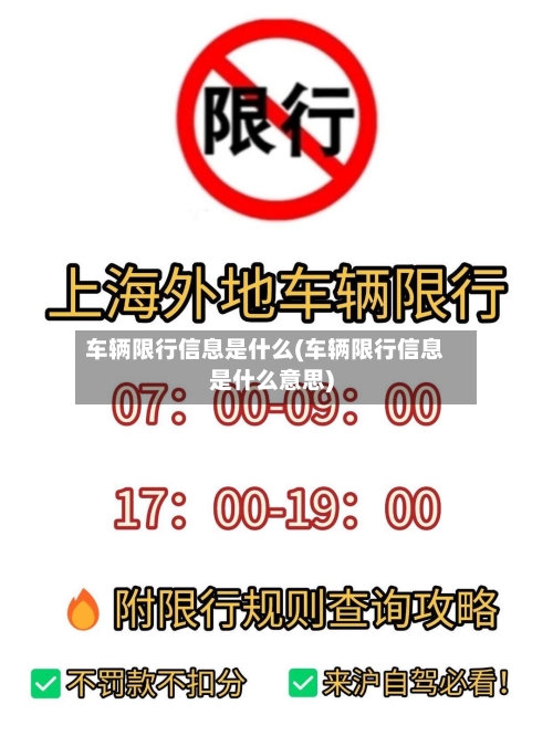 车辆限行信息是什么(车辆限行信息是什么意思)-第3张图片