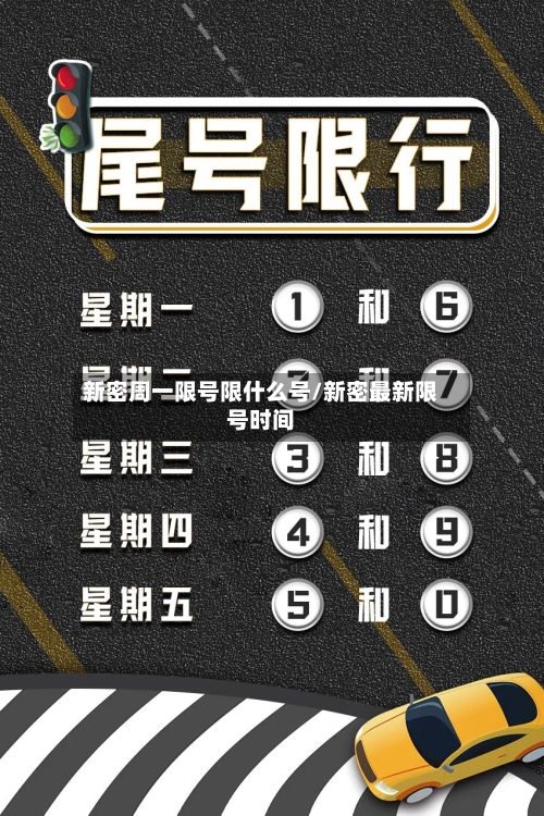 新密周一限号限什么号/新密最新限号时间
