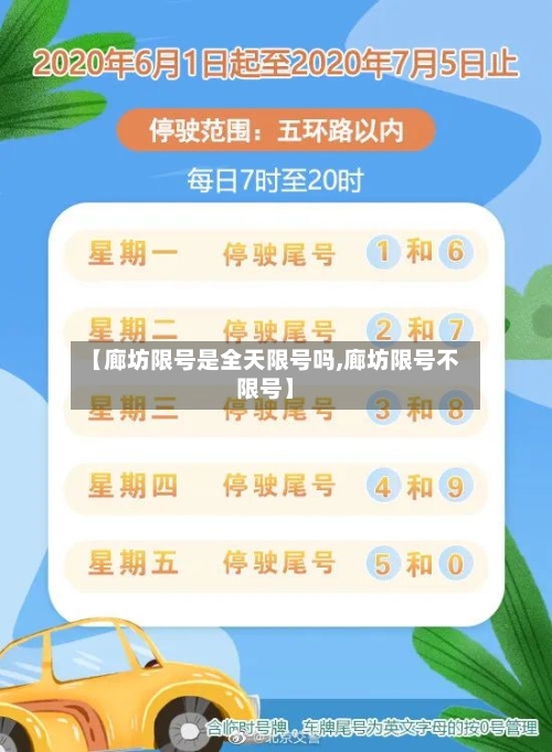 【廊坊限号是全天限号吗,廊坊限号不限号】