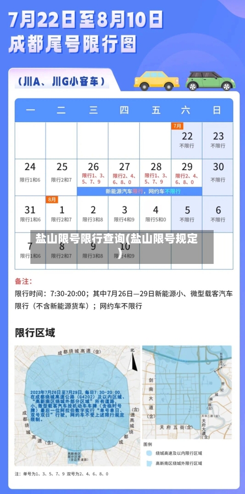 盐山限号限行查询(盐山限号规定)-第3张图片