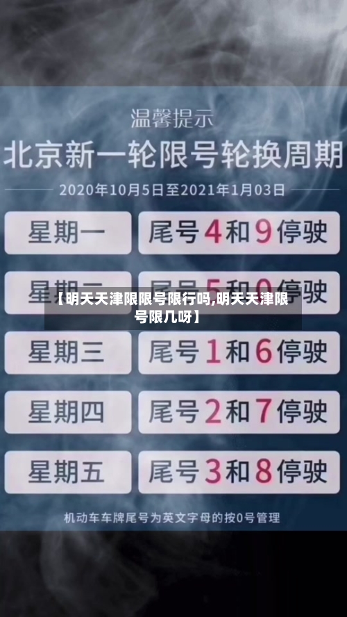 【明天天津限限号限行吗,明天天津限号限几呀】