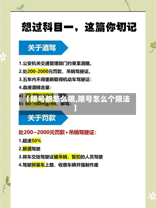 【限号都怎么限,限号怎么个限法】
