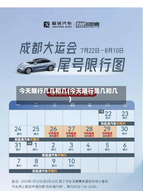 今天限行几几和几(今天限行是几和几)-第3张图片