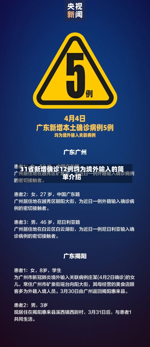31省新增确诊12例均为境外输入的简单介绍-第2张图片