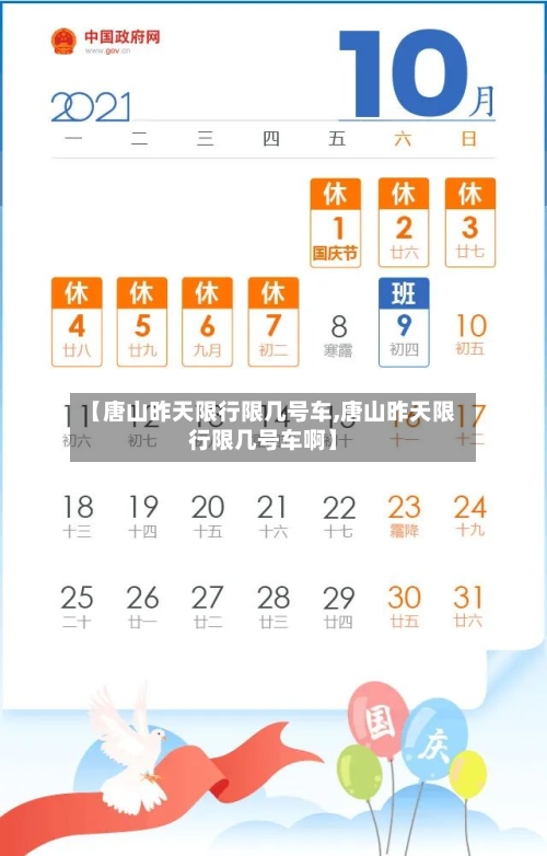 【唐山昨天限行限几号车,唐山昨天限行限几号车啊】