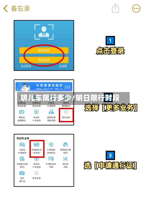 明儿车限行多少/明日限行时段-第2张图片