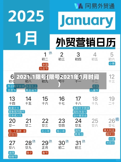 2021.1限号(限号2021年1月时间)-第3张图片