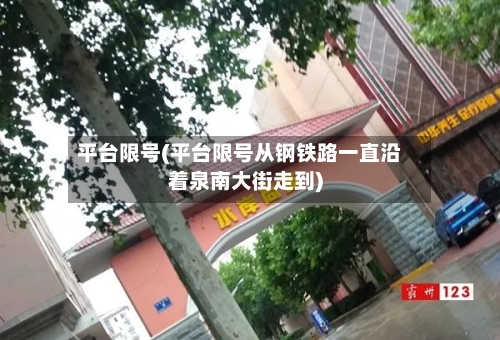 平台限号(平台限号从钢铁路一直沿着泉南大街走到)