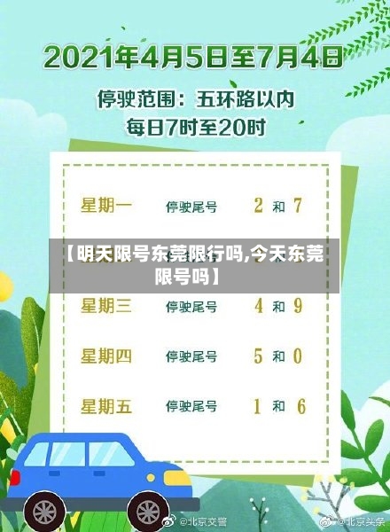 【明天限号东莞限行吗,今天东莞限号吗】