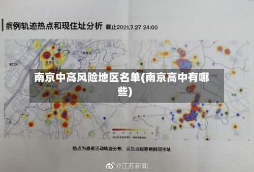 南京中高风险地区名单(南京高中有哪些)