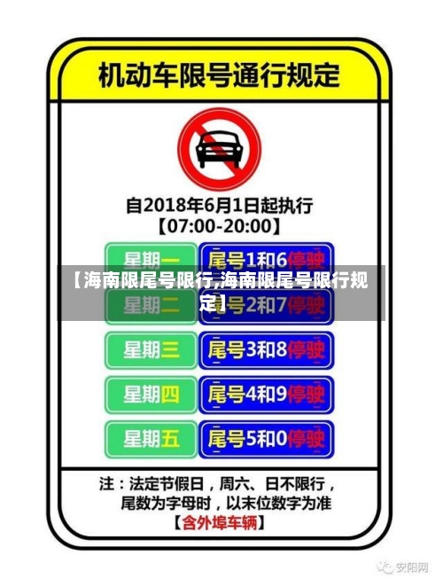 【海南限尾号限行,海南限尾号限行规定】