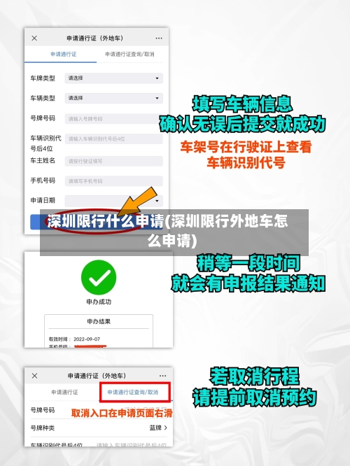 深圳限行什么申请(深圳限行外地车怎么申请)