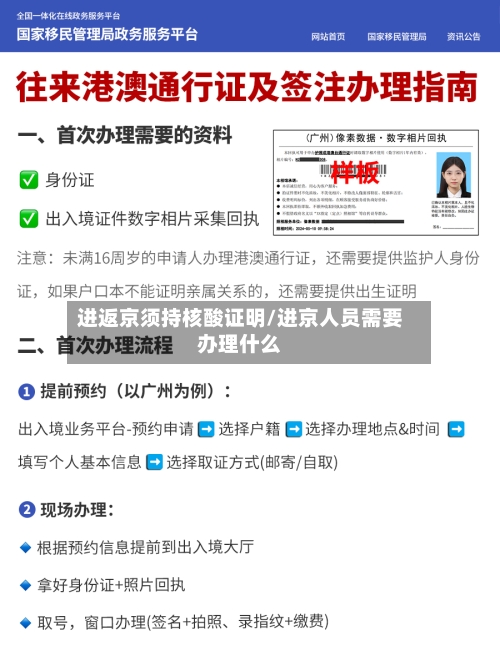 进返京须持核酸证明/进京人员需要办理什么-第2张图片